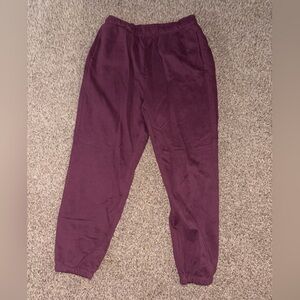 Calvin Klein Maroon Jogger Pants